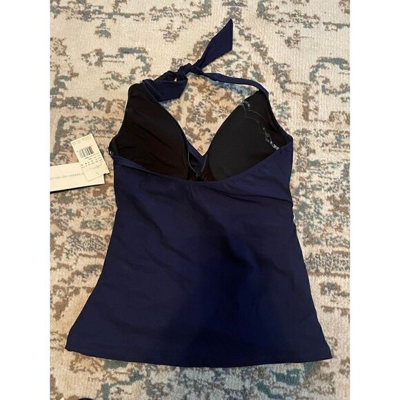 Profile by Gottex - Tutti Frutti Navy Swimsuit Set - Size 10 Top, Size 12 Bottom - Picture 6 of 10